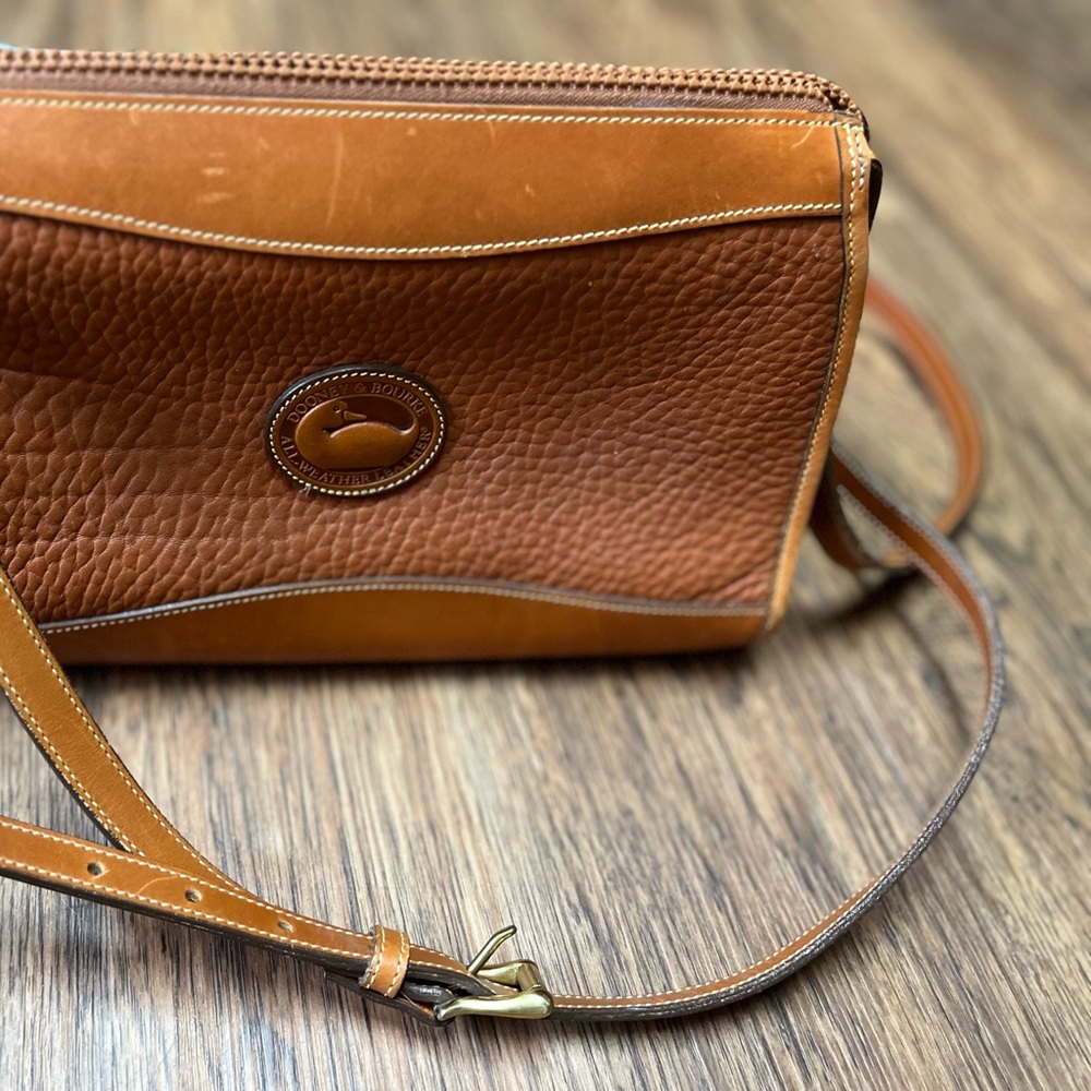Dooney & Bourke Tan Leather Shoulder Bag